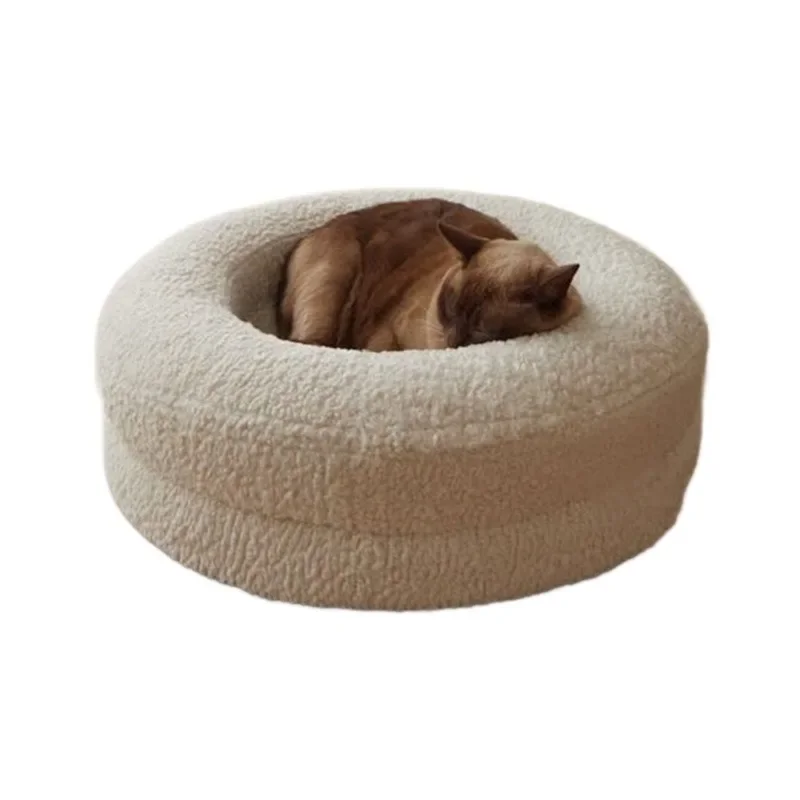 Pet round bed cat nest cat sofa bed thickened sleeping mat autumn and winter kennel nest mat
Pet round bed cat nest cat sofa bed thickened sleeping mat autumn and winter kennel nest mat