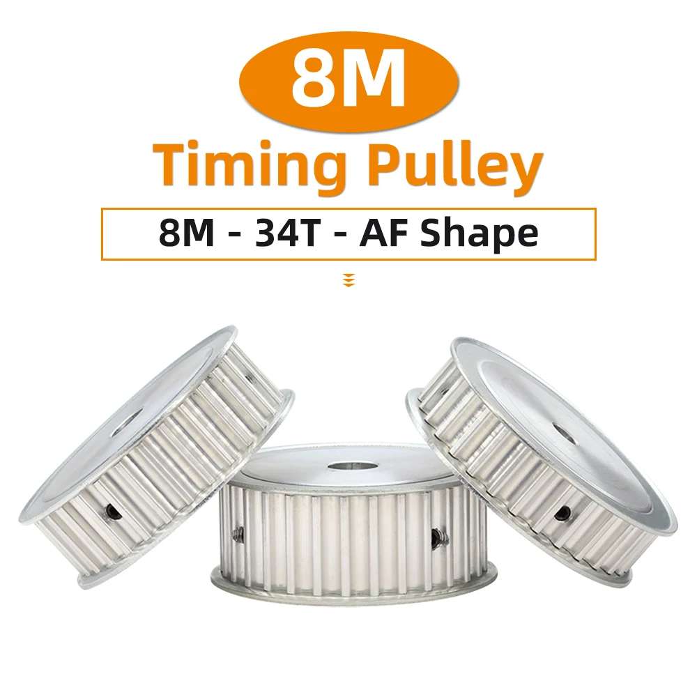 34Teeth 8M Transmission Pulley Circle-arc Tooth Pitch 8 mm Pulley Wheels Belt Width 15/20/25/30/40 mm Bore Size 8-40 mm 8M34T
34Teeth 8M Transmission Pulley Circle-arc Tooth Pitch 8 mm Pulley Wheels Belt Width 15/20/25/30/40 mm Bore Size 8-40 mm 8M34T