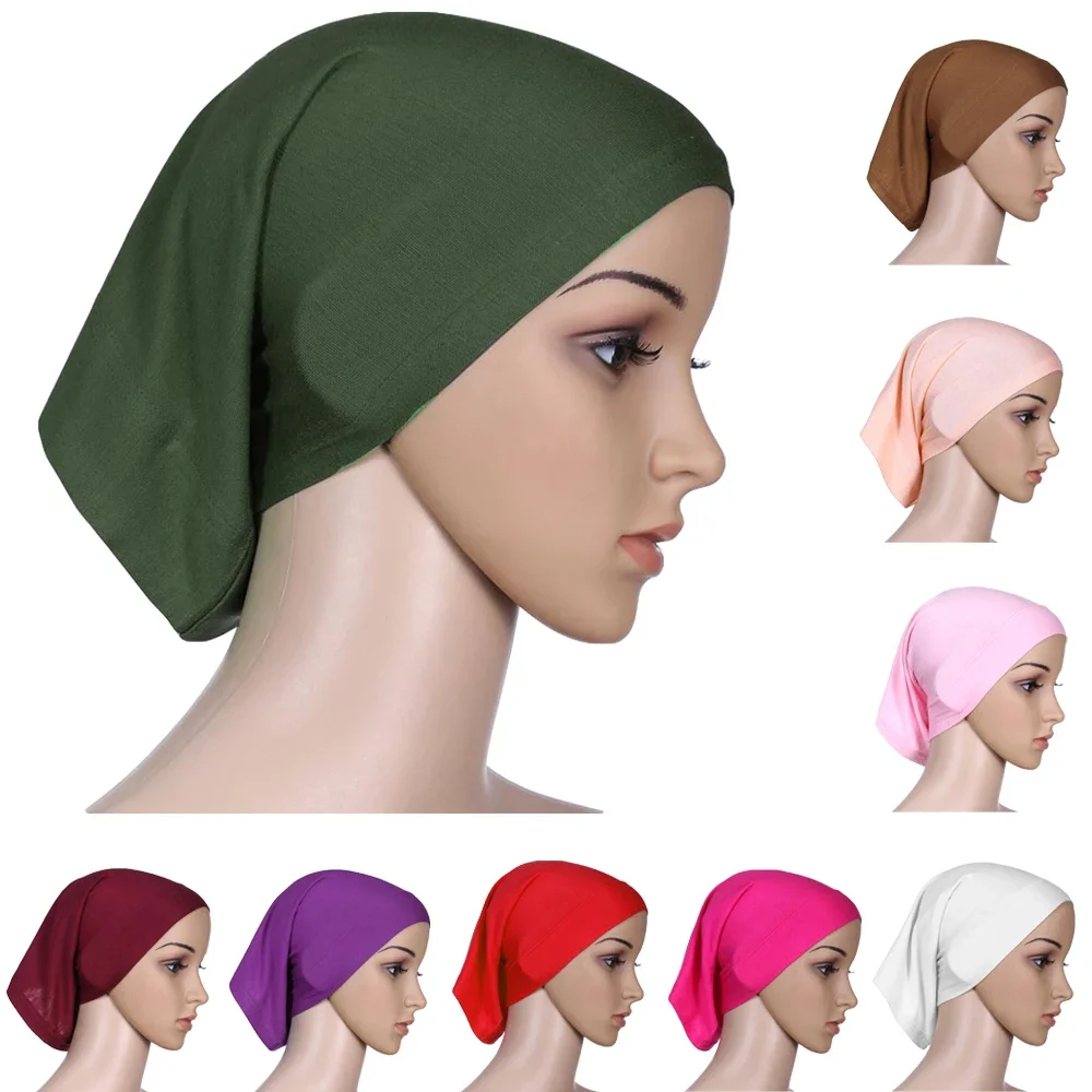 20 Colors Underscarf for Women Muslim Inner Hijab Turban Tube Bone Bonnet Headscarf Beanies Ninja Cap Under Scarf Turbante Mujer
20 Colors Underscarf for Women Muslim Inner Hijab Turban Tube Bone Bonnet Headscarf Beanies Ninja Cap Under Scarf Turbante Mujer