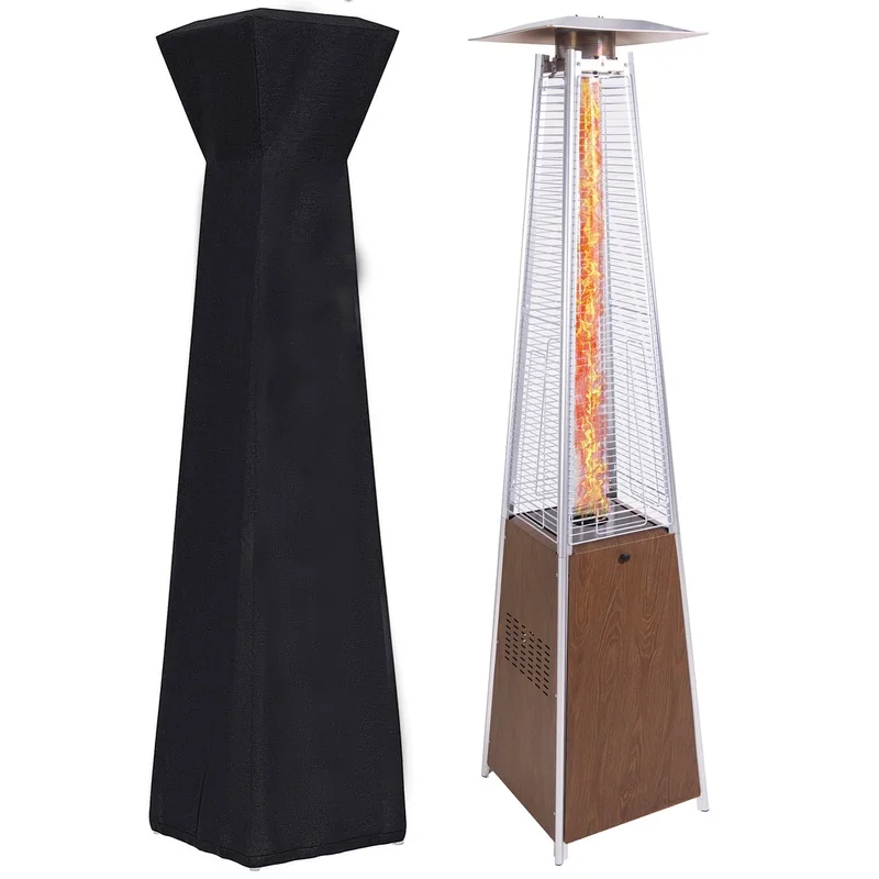 48,000 BTU Propane Patio Heater with Wheels and Cover for Outdoor Use
48,000 BTU Propane Patio Heater with Wheels and Cover for Outdoor Use