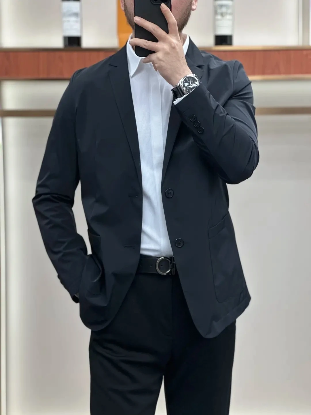 Spring Autumn New Sle Men's Faionable Casual Busin Suit Breathable Stretch High-End Feeling Stand Fit Long Sve
Spring Autumn New Sle Men's Faionable Casual Busin Suit Breathable Stretch High-End Feeling Stand Fit Long Sve