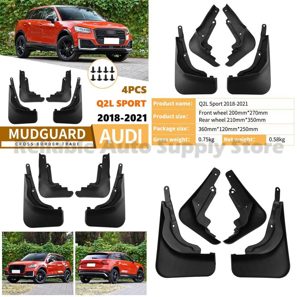For Audi Q2L Sport 2018-2021 Premium Quality Rubber Mud Flaps Durable Auto Fender Liners Protection Accessory High Performance R
For Audi Q2L Sport 2018-2021 Premium Quality Rubber Mud Flaps Durable Auto Fender Liners Protection Accessory High Performance R