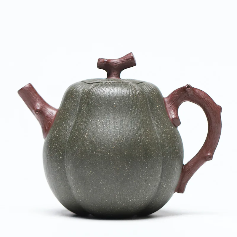 Creative, all handmade, raw ore, green mud, purple clay pot, pear melon, teapot, small capacity, one person
Creative, all handmade, raw ore, green mud, purple clay pot, pear melon, teapot, small capacity, one person