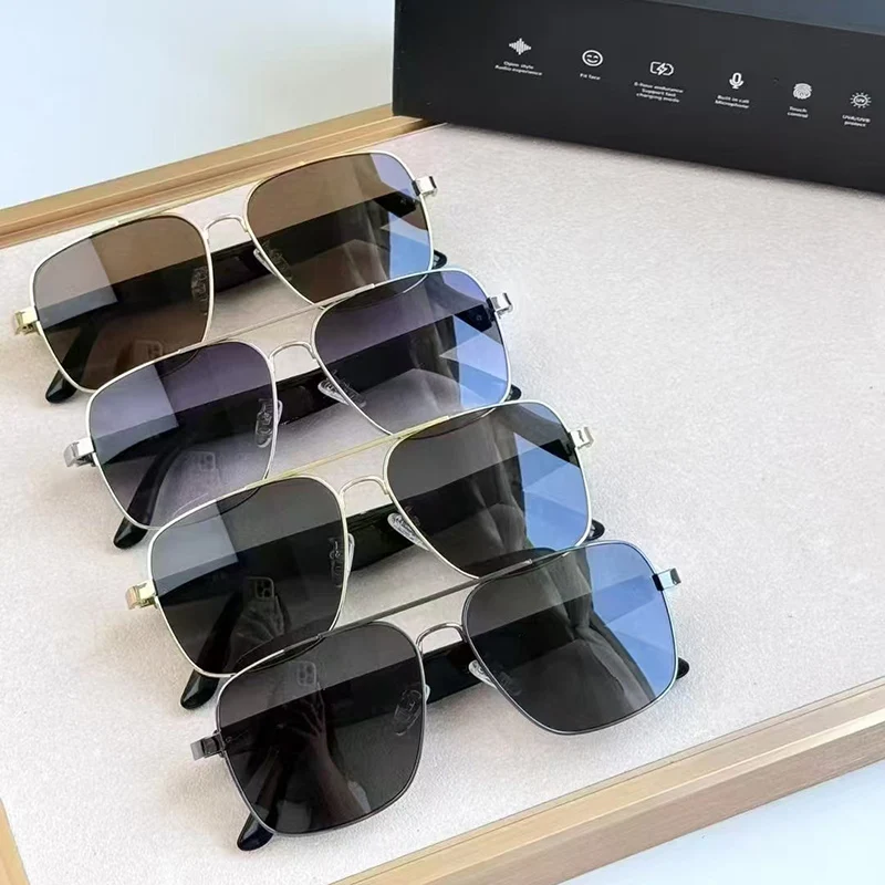 Wireless Bluetooth AI Smart Translation Glasses Office Casual Sunglasses Bone Conduction Earphones Integrated Design
Wireless Bluetooth AI Smart Translation Glasses Office Casual Sunglasses Bone Conduction Earphones Integrated Design