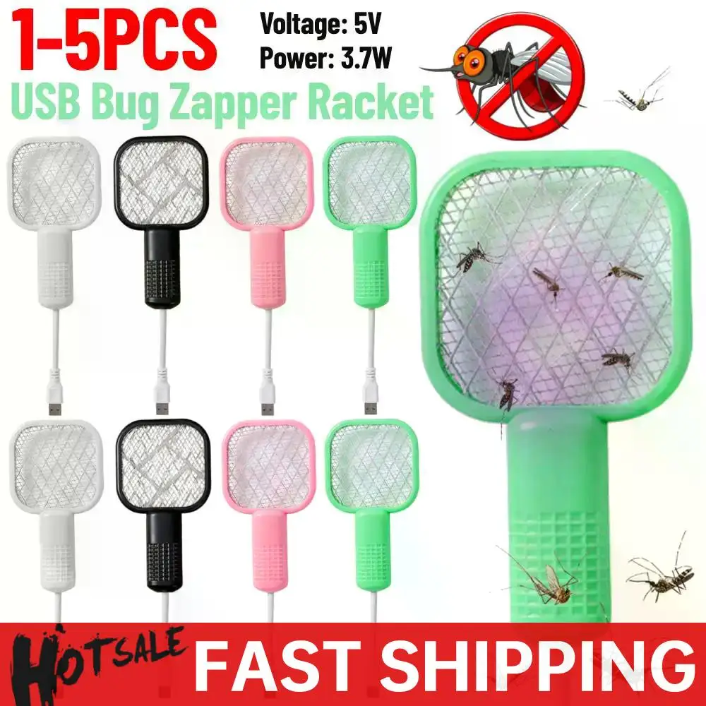 2 in 1 USB Bug Zapper Racket Electric Fly Swatter Anti Mosquito Racket Mini USB Mosquito Killer Lamp Pest Repellent Device
2 in 1 USB Bug Zapper Racket Electric Fly Swatter Anti Mosquito Racket Mini USB Mosquito Killer Lamp Pest Repellent Device