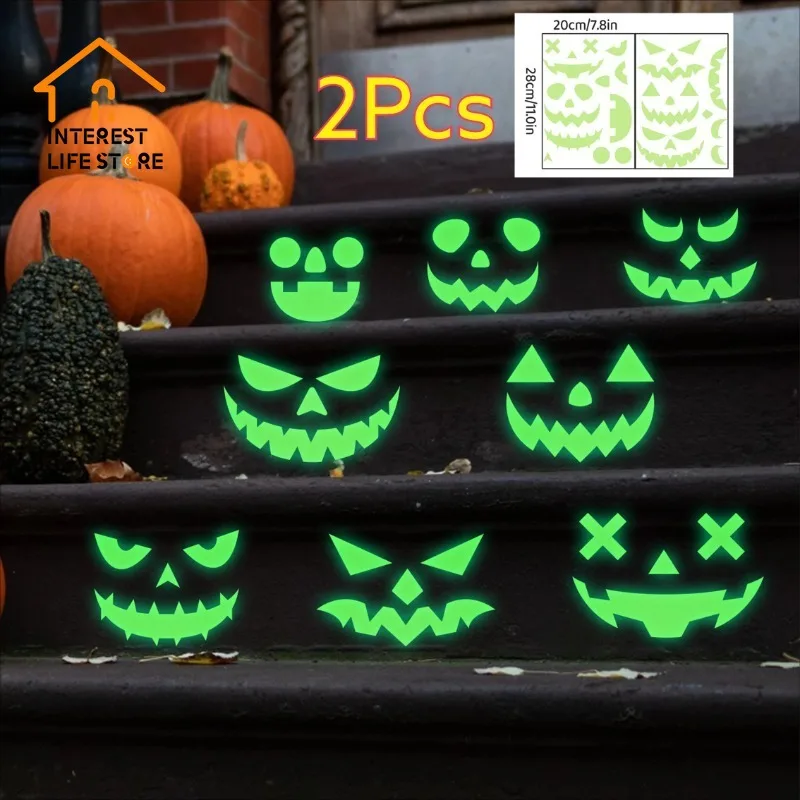 Halloween Pumpkin Ghost Luminous Green Night Light Wall Decal Wallpaper Stickers Festival Home Outdoors Decoration Accessories
Halloween Pumpkin Ghost Luminous Green Night Light Wall Decal Wallpaper Stickers Festival Home Outdoors Decoration Accessories
