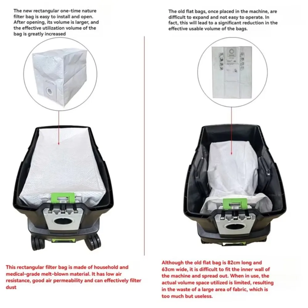 【TODAY ONLY】High Dust Capacity Collection Dust Bag For Festool CT36/CTL 36 E/CTL 36 Vacuum Cleaner Replacement Part Spare Access
【TODAY ONLY】High Dust Capacity Collection Dust Bag For Festool CT36/CTL 36 E/CTL 36 Vacuum Cleaner Replacement Part Spare Access