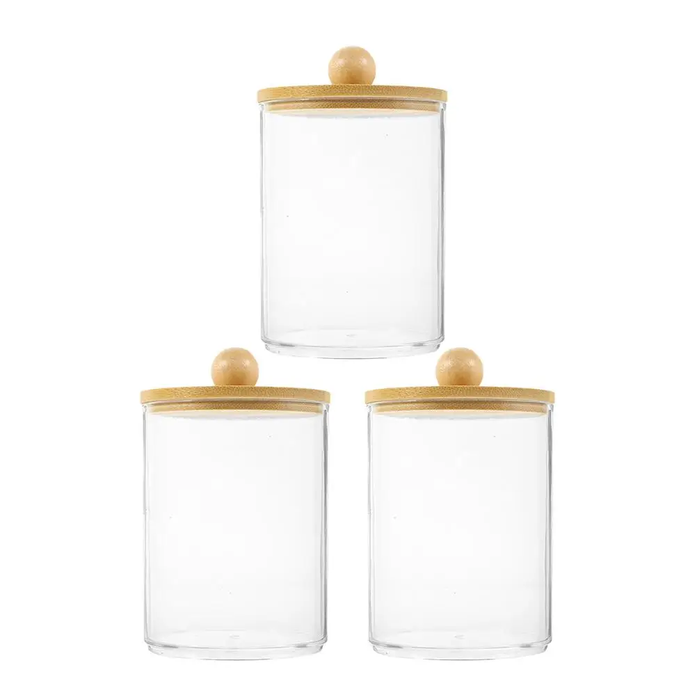3 Pcs Makeup Storage Box Cotton Pads Holder Bamboo Cover Swab Dispenser Small Bathroom Organization Countertop
3 Pcs Makeup Storage Box Cotton Pads Holder Bamboo Cover Swab Dispenser Small Bathroom Organization Countertop