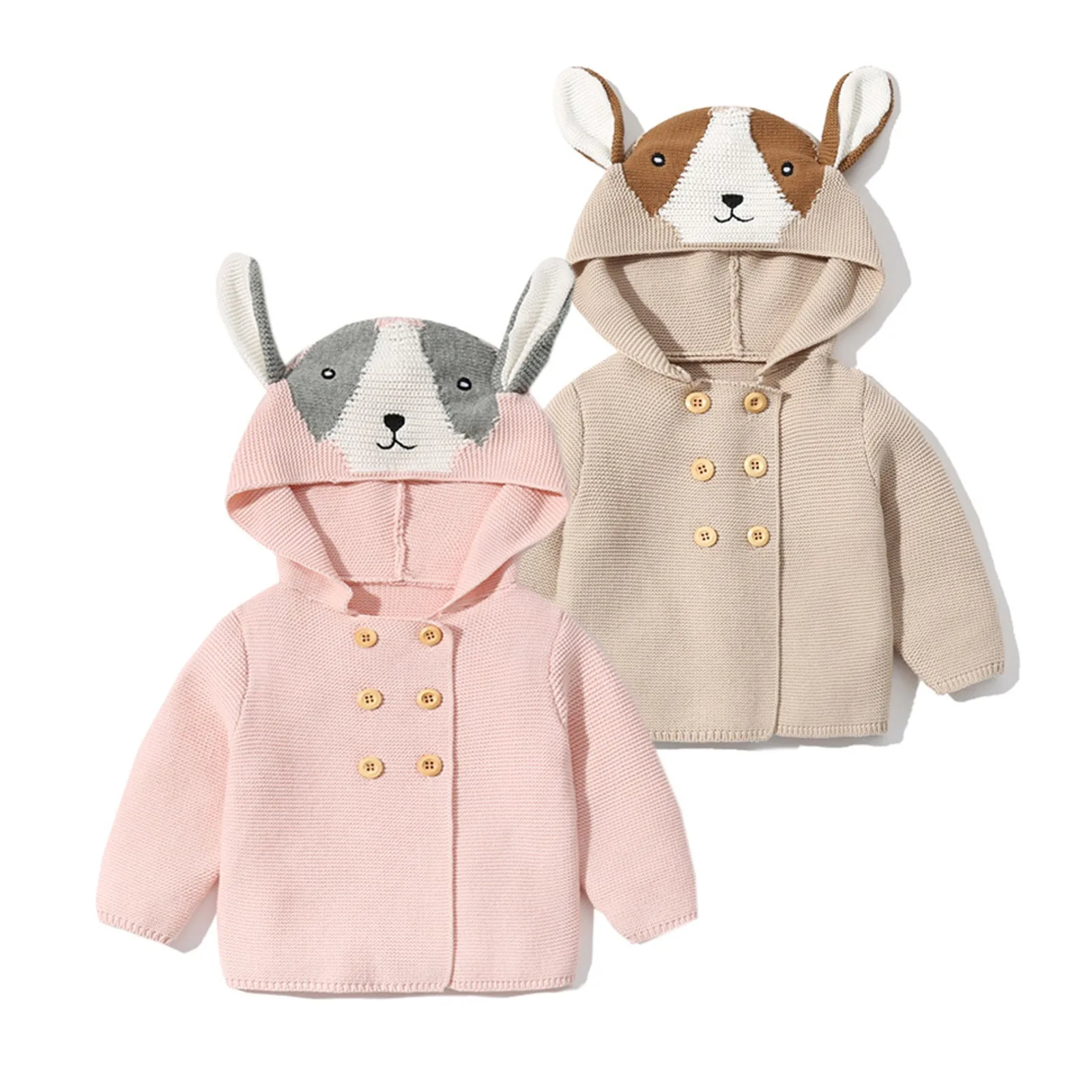 Toddler Baby Girls Boys Patchwork Spring Winter Newborn Long Sleeve Animals Button Hooded Knit Sweater Coat Cardigan Clothes Hot
Toddler Baby Girls Boys Patchwork Spring Winter Newborn Long Sleeve Animals Button Hooded Knit Sweater Coat Cardigan Clothes Hot