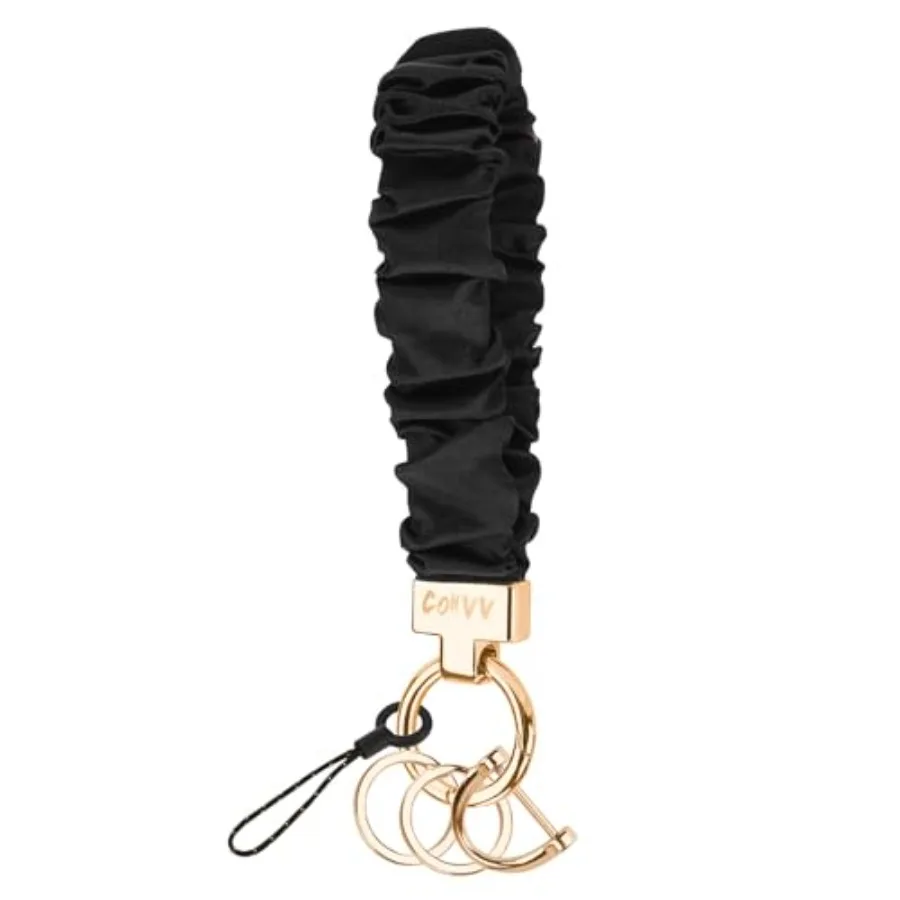 Scrunchie Keychain Wristlet for Women - Stretch Car Key Holder Bracelet Key Chain Wristlet for Gym Shopping and Travel
Scrunchie Keychain Wristlet for Women - Stretch Car Key Holder Bracelet Key Chain Wristlet for Gym Shopping and Travel