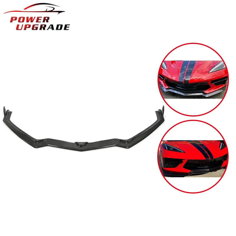 Front Bumper Lip Front Spoiler For Chevrolet Corvette C8 Power upgrade Style Carbon Fiber Body Kits
Front Bumper Lip Front Spoiler For Chevrolet Corvette C8 Power upgrade Style Carbon Fiber Body Kits