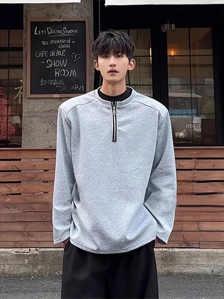 ay Zipper oulder Pad Men's Long Sve round Ne Sweatirt Spring Autumn Heavyweight Base Layer irt American Retro Sle
ay Zipper oulder Pad Men's Long Sve round Ne Sweatirt Spring Autumn Heavyweight Base Layer irt American Retro Sle