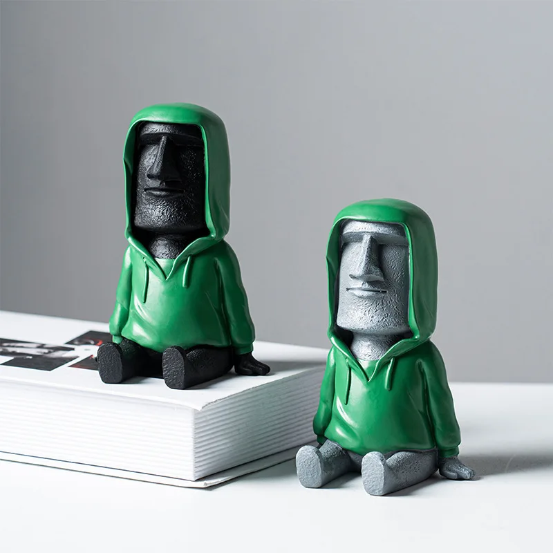 Creative Phone Holder Moai Stone Statue Decoration Home Office Men's Desk Desktop Good Art Decoration Home Decor
Creative Phone Holder Moai Stone Statue Decoration Home Office Men's Desk Desktop Good Art Decoration Home Decor