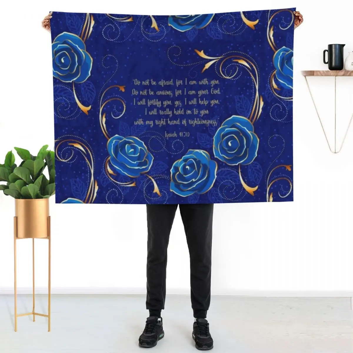 Isaiah 41:10 Throw Blanket Cozy Throw Blanket for Bed Sofa Chair
Isaiah 41:10 Throw Blanket Cozy Throw Blanket for Bed Sofa Chair