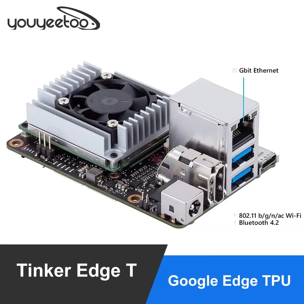 Youyeetoo Tinker Edge T AI Макетная плата NXP i.MX 8M Google Edge TPU 4TOPS оптимизированная для Tensor Flow Lite 1 ГБ ОЗУ 8 ГБ eMMC
Youyeetoo Tinker Edge T AI Макетная плата NXP i.MX 8M Google Edge TPU 4TOPS оптимизированная для Tensor Flow Lite 1 ГБ ОЗУ 8 ГБ eMMC