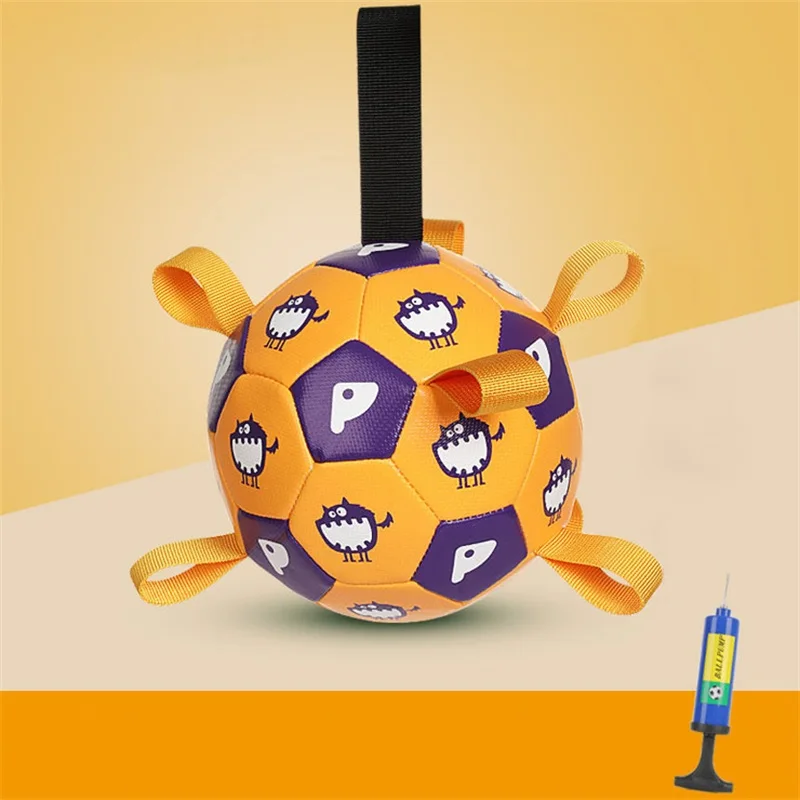 Dog Toys Soccer Ball With Straps Interactive Dog Toy For Tug Of War Puppy Birthday Gifts Toy Durable Balls For Medium Large Dogs
Dog Toys Soccer Ball With Straps Interactive Dog Toy For Tug Of War Puppy Birthday Gifts Toy Durable Balls For Medium Large Dogs