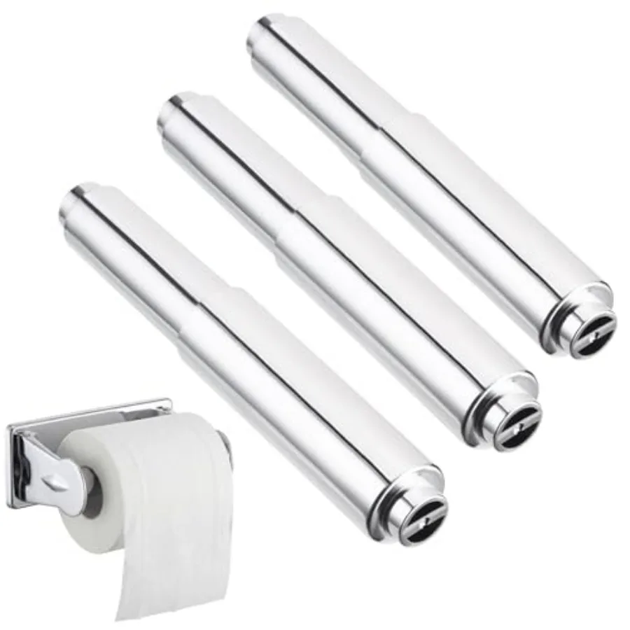3 Pack Toilet Paper Holder Roller Toilet Tissue Holder Replacement Plastic Spring Loaded Chrome Big End
3 Pack Toilet Paper Holder Roller Toilet Tissue Holder Replacement Plastic Spring Loaded Chrome Big End