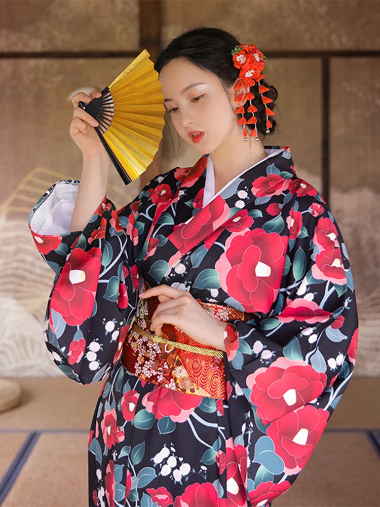 Women's Vintage Style Summer Dress Japanese Traditional Kimono Floral Prints Formal Yukata Cosplay Costume Photography Clothing
Women's Vintage Style Summer Dress Japanese Traditional Kimono Floral Prints Formal Yukata Cosplay Costume Photography Clothing