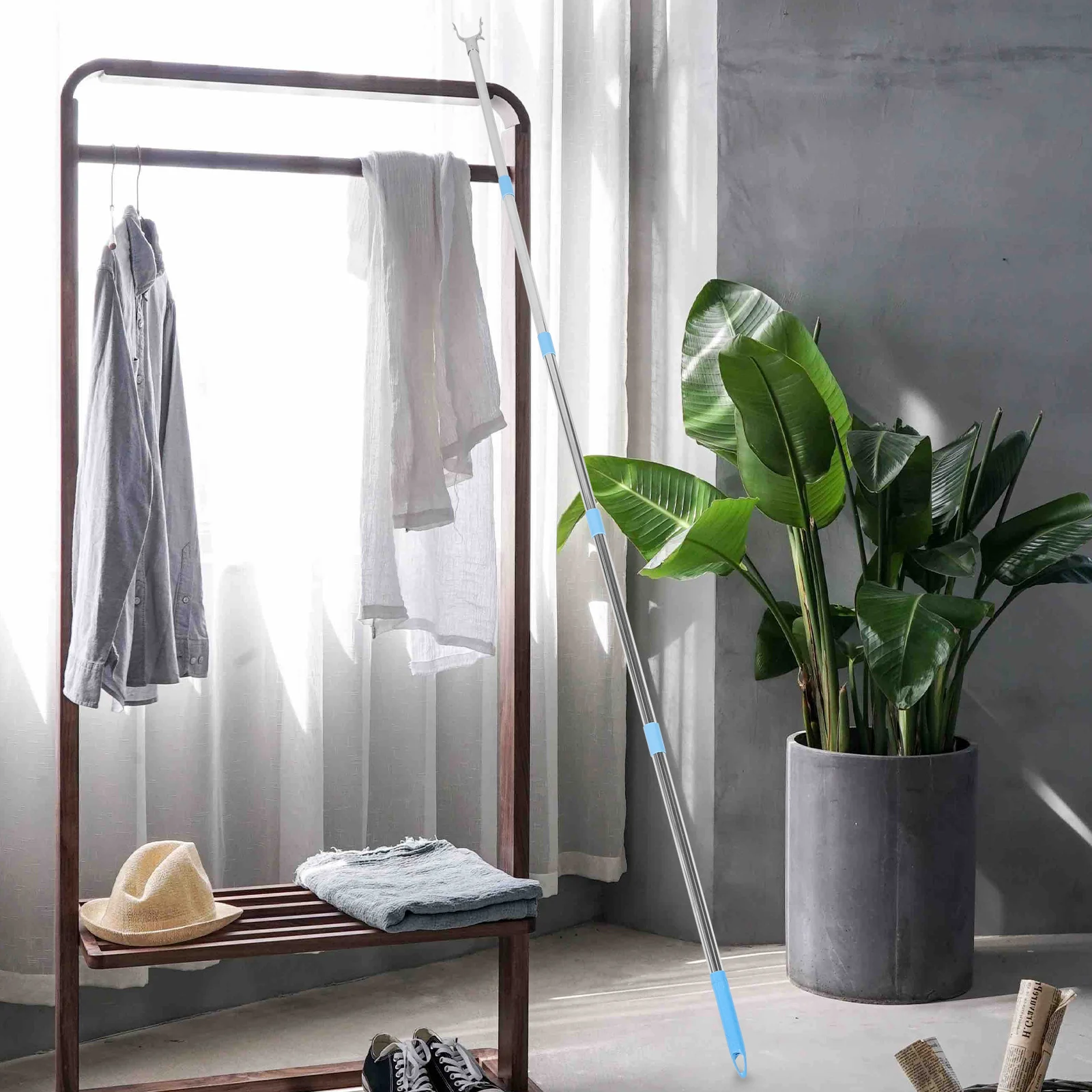 Detachable Reach Stick Adjustable Clothesline Telescoping Reaching For Closet Ceiling Balcony Lightweight Long Clothes
Detachable Reach Stick Adjustable Clothesline Telescoping Reaching For Closet Ceiling Balcony Lightweight Long Clothes