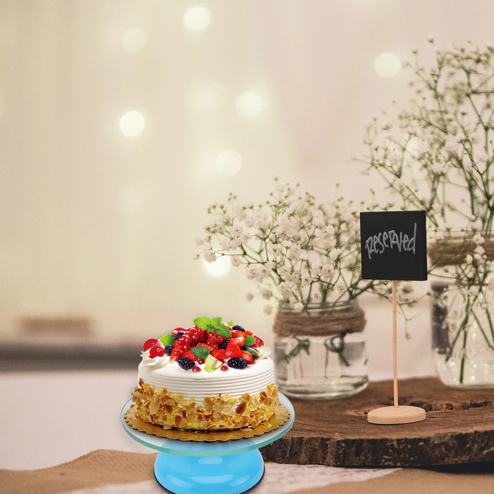 1Pcs Tempered Glass Cake Turntable Revolving Table Rotation Non-Slip Base Baking Decorating Tool Household Cake
1Pcs Tempered Glass Cake Turntable Revolving Table Rotation Non-Slip Base Baking Decorating Tool Household Cake