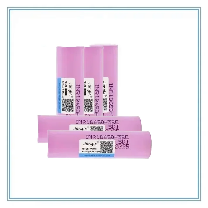 High quality rechargeable lithium-ion battery 18650 35E 3.7V 3500mAh - equipped with charger, perfect for screwdriver
High quality rechargeable lithium-ion battery 18650 35E 3.7V 3500mAh - equipped with charger, perfect for screwdriver
