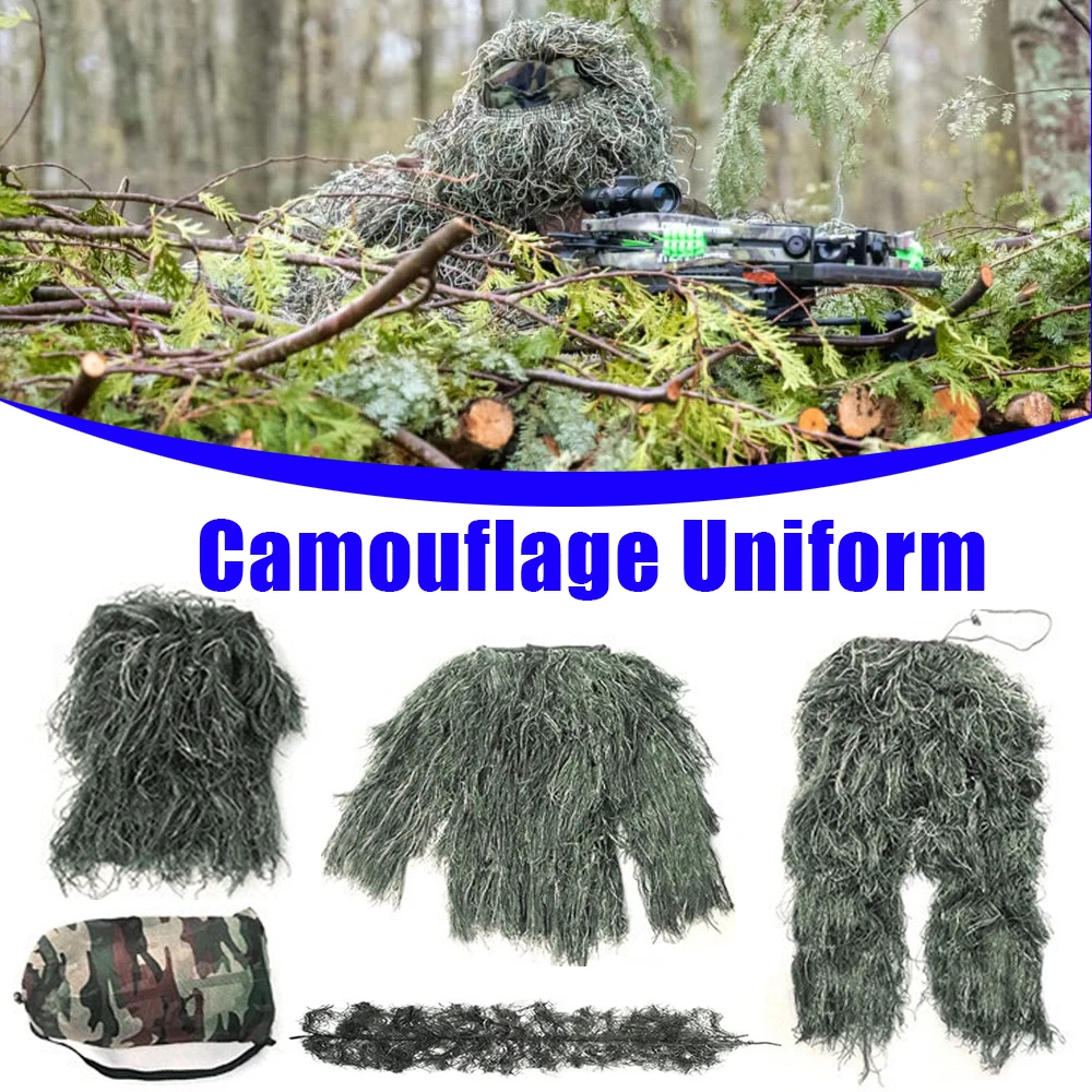 Тактическая форма, детский камуфляжный костюм с 3D-камуфляжем, уличный охотничий костюм, комплект камуфляжных брюк (включает сумку для хранения)
Тактическая форма, детский камуфляжный костюм с 3D-камуфляжем, уличный охотничий костюм, комплект камуфляжных брюк (включает сумку для хранения)