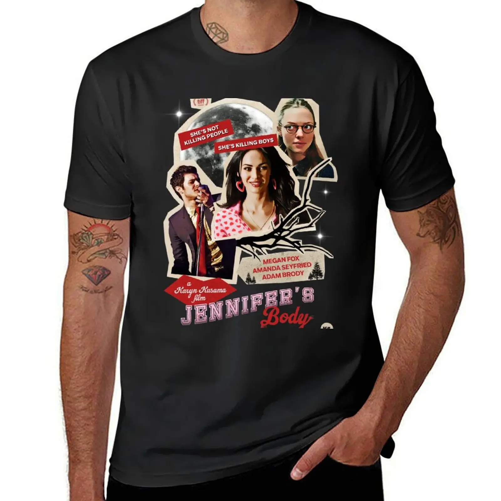 original Jennifer's Body poster T-Shirt Aesthetic clothing quick drying heavyweights new edition plain black t shirts men
original Jennifer's Body poster T-Shirt Aesthetic clothing quick drying heavyweights new edition plain black t shirts men
