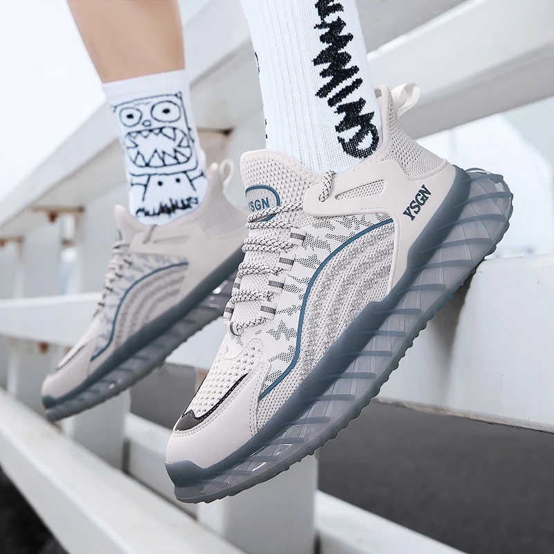 2026 Summer Men Breathable Mesh Sneakers Popcorn Cushion Sole Non Slip Wear Resistant Trendy Casual Athletic Walking Shoes
2026 Summer Men Breathable Mesh Sneakers Popcorn Cushion Sole Non Slip Wear Resistant Trendy Casual Athletic Walking Shoes
