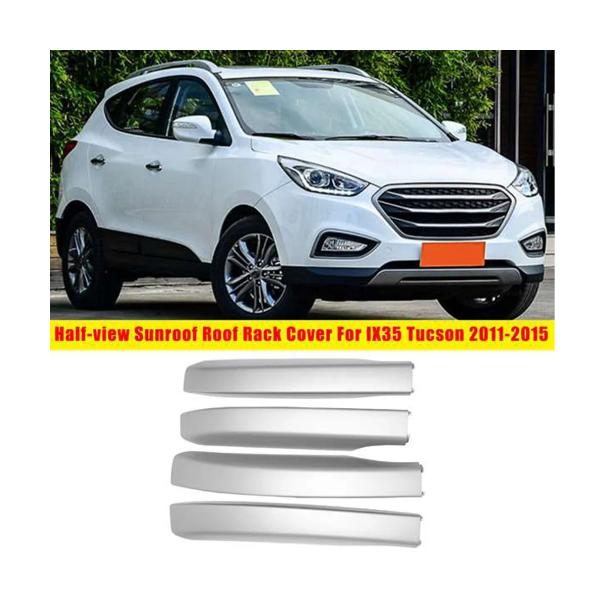 Car Half-View Sunroof Roof Rack Cover for IX35 2011-2015 872512S000 872522S000 872612S000 872622S000
Car Half-View Sunroof Roof Rack Cover for IX35 2011-2015 872512S000 872522S000 872612S000 872622S000