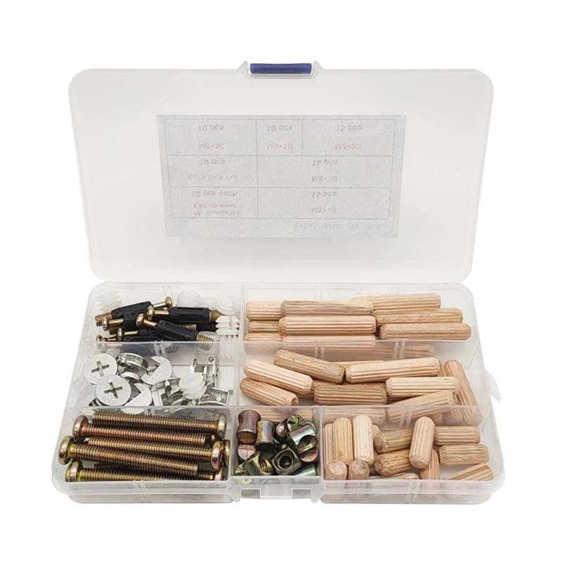 95pcs/Set Set Adnepware Adnembare Adneploying Комплекты болты и стволы гайки и деревянные дюбели шестнадцатилетняя крышка
95pcs/Set Set Adnepware Adnembare Adneploying Комплекты болты и стволы гайки и деревянные дюбели шестнадцатилетняя крышка
