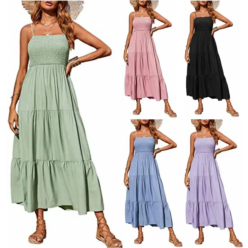 Fitshinling Bohemian Summer Dresses For Women Sleevless Slim Sexy Holiday Beach Long Dress Female Fashion Vestidos Femme 2023
Fitshinling Bohemian Summer Dresses For Women Sleevless Slim Sexy Holiday Beach Long Dress Female Fashion Vestidos Femme 2023