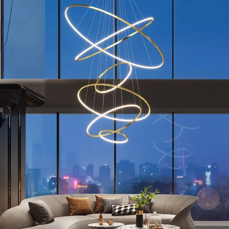Modern home decor led lights pendant light lamps forstaircase Chandeliers for living room hanging light indoor lighting
Modern home decor led lights pendant light lamps forstaircase Chandeliers for living room hanging light indoor lighting