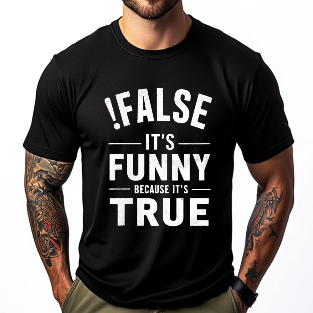 Womens False Programming Coding For Programmers Mens Clothing 2025 Tee Shirt Men
Womens False Programming Coding For Programmers Mens Clothing 2025 Tee Shirt Men
