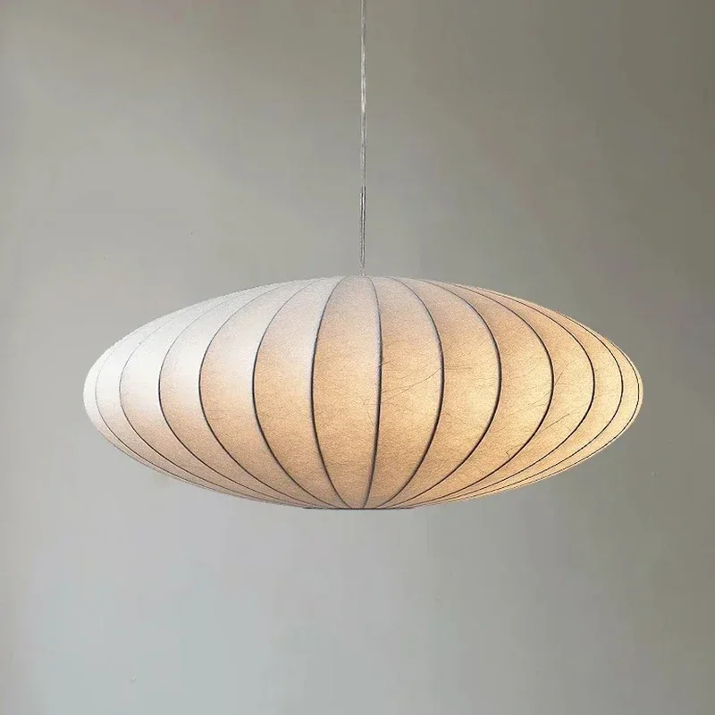 Handmade Silk Pendant Lamp Japanese Style Wabi-sabi Living Room Hotel Hall Restaurant Hanglamp LED Light Home Decor Lustre
Handmade Silk Pendant Lamp Japanese Style Wabi-sabi Living Room Hotel Hall Restaurant Hanglamp LED Light Home Decor Lustre