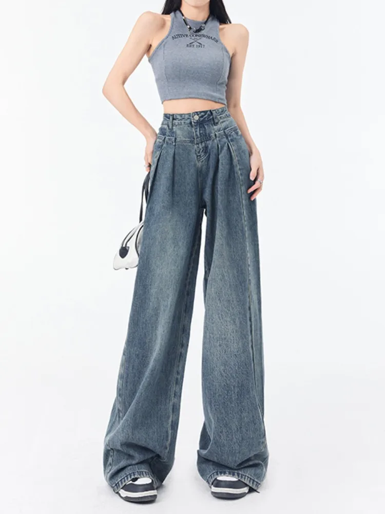 Women's Blue Cargo Jeans Baggy Harajuku Y2k 90s Aesthetic Denim Trousers Korean Jean Pants Vintage 2000s Trashy Clothes 2024 New
Women's Blue Cargo Jeans Baggy Harajuku Y2k 90s Aesthetic Denim Trousers Korean Jean Pants Vintage 2000s Trashy Clothes 2024 New
