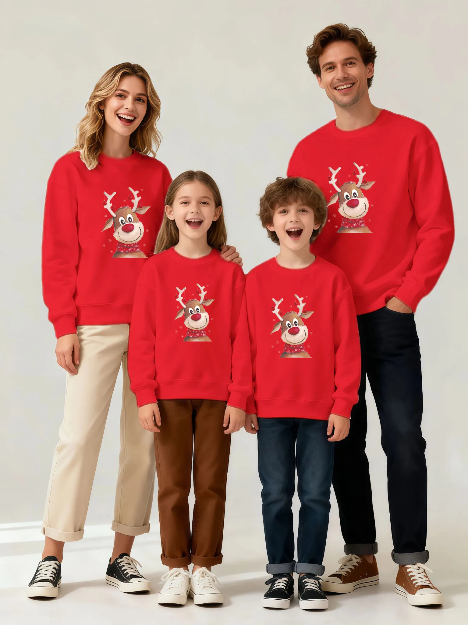 Family Matching Clothes Winter Autumn Sweater Long-sleeved Shirt Christmas Clothes Mom Dad Kids Christmas Pajamas Family Look
Family Matching Clothes Winter Autumn Sweater Long-sleeved Shirt Christmas Clothes Mom Dad Kids Christmas Pajamas Family Look