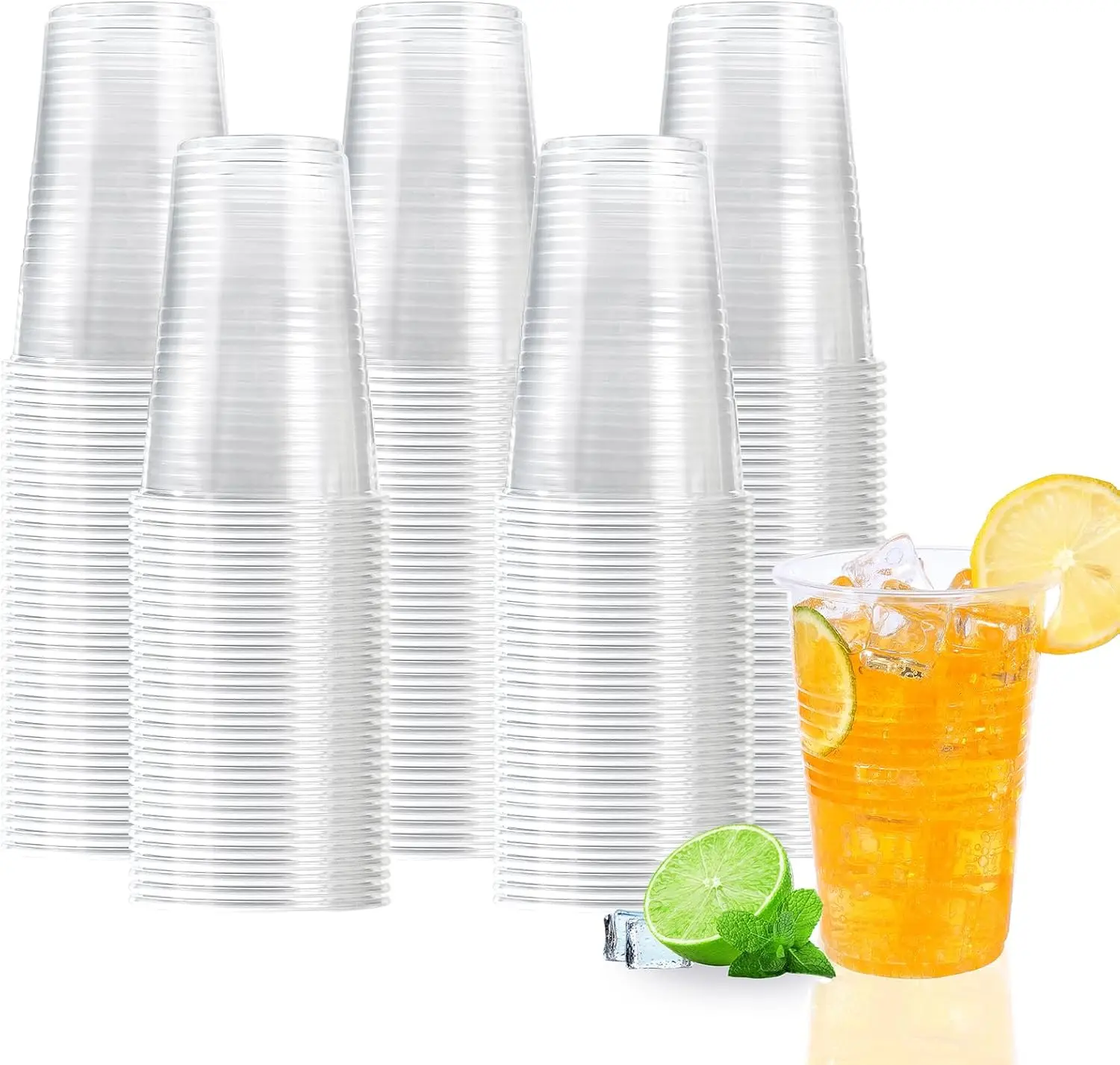 500 Pack 9 oz Clear Plastic Cups, Disposable Drinking Cups, Cold Water Cups for Party, Wedding, BBQ, Graduation, Picnic, Trav
500 Pack 9 oz Clear Plastic Cups, Disposable Drinking Cups, Cold Water Cups for Party, Wedding, BBQ, Graduation, Picnic, Trav