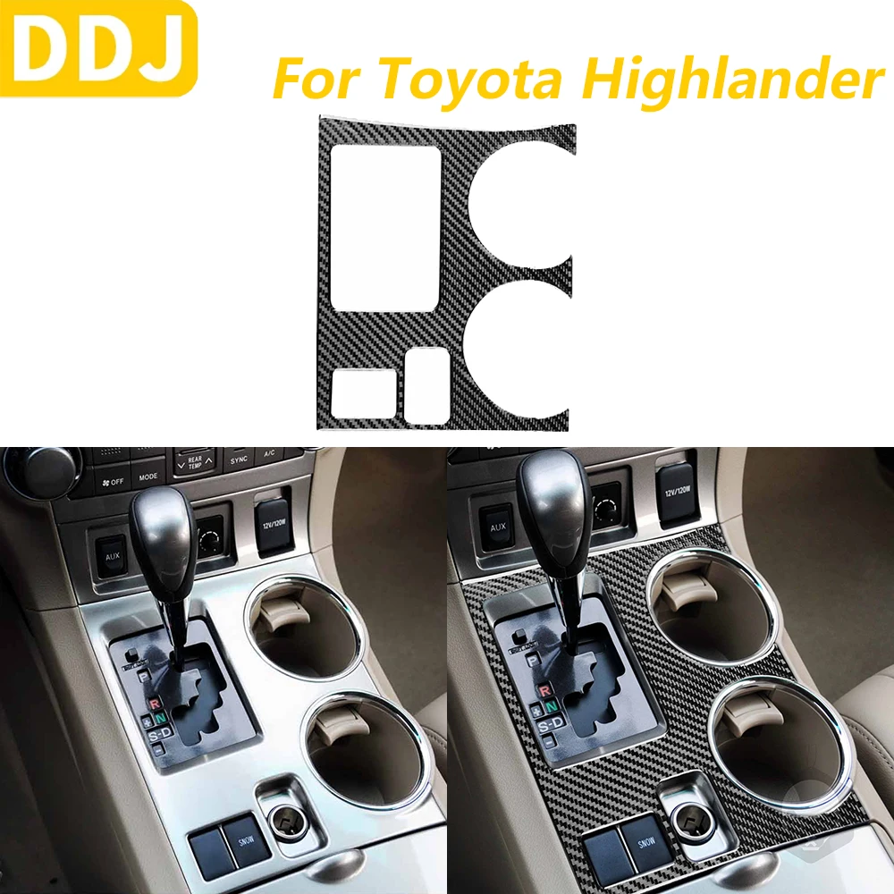 Для Toyota Highlander 2008-2013 настоящее углеродное волокно, центральный держатель для чашки переключения передач, крышка панели, накладка, автомобильные аксессуары, наклейка
Для Toyota Highlander 2008-2013 настоящее углеродное волокно, центральный держатель для чашки переключения передач, крышка панели, накладка, автомобильные аксессуары, наклейка