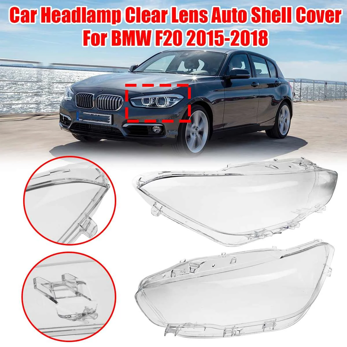 Прозрачный Абажур для фар BMW F20 1 Series 118i 120i 125i 2015 2016 2017 2018 1 пара
Прозрачный Абажур для фар BMW F20 1 Series 118i 120i 125i 2015 2016 2017 2018 1 пара