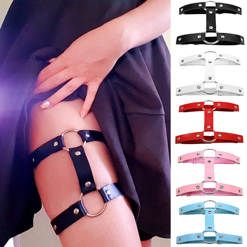 1PC Women Girls Sexy Elastic Garter Belt Pu Leather Punk Gothic Harness Adjustable Leg Ring Femme Garters Skirt Accessories
1PC Women Girls Sexy Elastic Garter Belt Pu Leather Punk Gothic Harness Adjustable Leg Ring Femme Garters Skirt Accessories