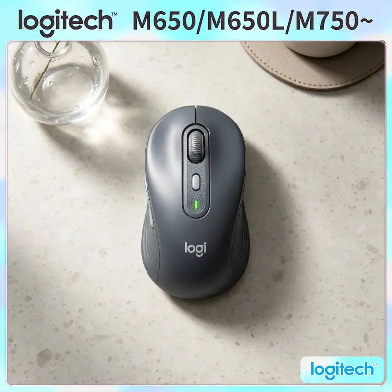 Logitech M650/M650L Wireless Ergonomic Mouse - Dual Connectivity, 90% Quieter Clicks, SmartWheel Speed Modes, 10m Range
Logitech M650/M650L Wireless Ergonomic Mouse - Dual Connectivity, 90% Quieter Clicks, SmartWheel Speed Modes, 10m Range