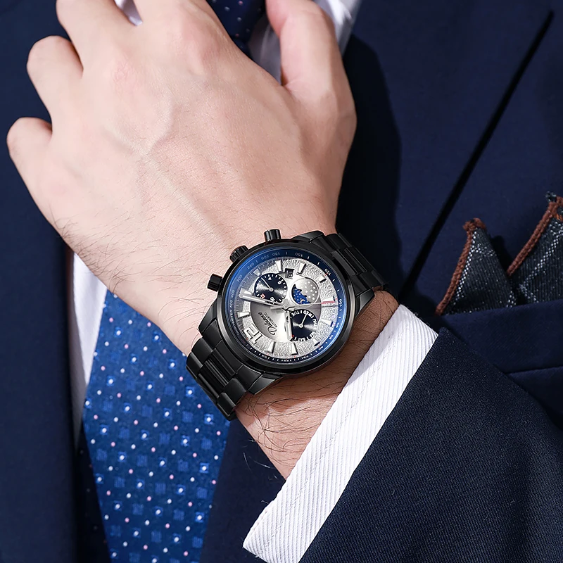 Dulunwe new men's watch waterproof luminous light luxury trend automatic leather steel belt watch
Dulunwe new men's watch waterproof luminous light luxury trend automatic leather steel belt watch