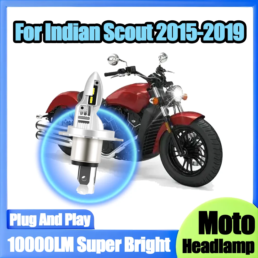 1PCS Super Bright Motorcycle Head Lamp H4 LED Headlight Bulb 10000LM High Power 6000K White Canbus For Indian Scout 2015-2019
1PCS Super Bright Motorcycle Head Lamp H4 LED Headlight Bulb 10000LM High Power 6000K White Canbus For Indian Scout 2015-2019
