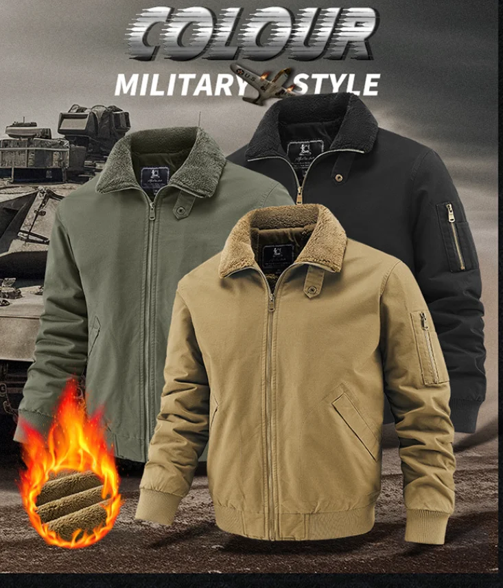Men's Fleece Tactical Jacket Green Jacket Men's Military Khaki Jacket Military Cargo Jacket Man Extreme Cold Winter Jacket Men
Men's Fleece Tactical Jacket Green Jacket Men's Military Khaki Jacket Military Cargo Jacket Man Extreme Cold Winter Jacket Men