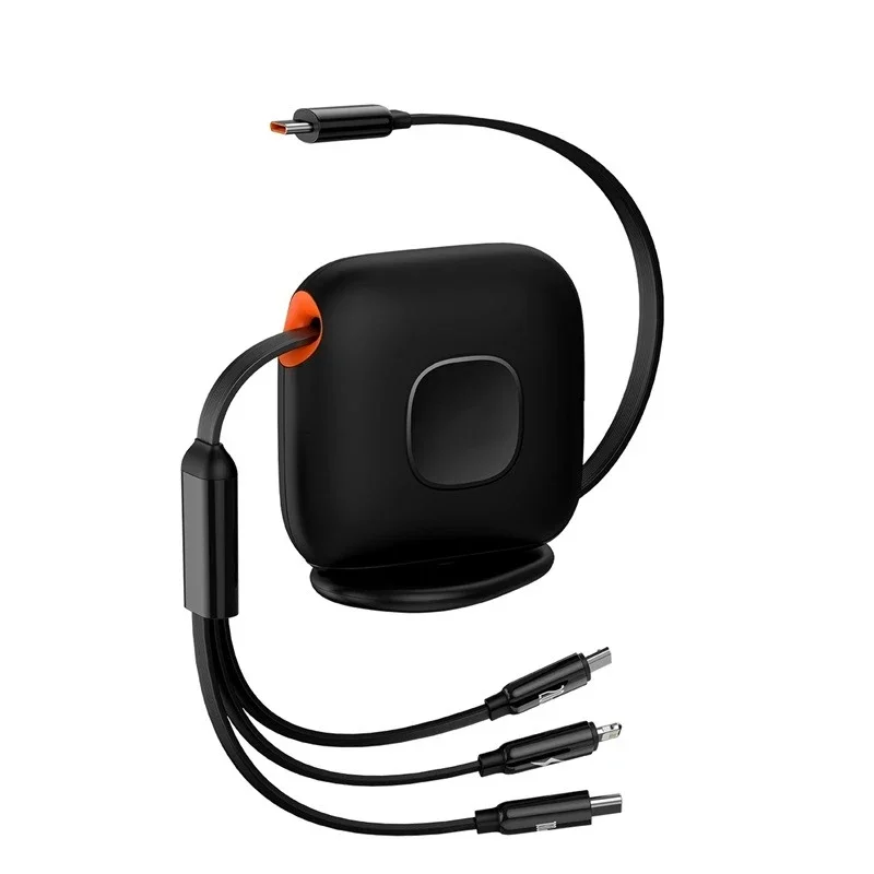 Traction Retractable Three-In-One Flash Charge Notebook Phone Tablet Fast Charge 100W Charging Cable
Traction Retractable Three-In-One Flash Charge Notebook Phone Tablet Fast Charge 100W Charging Cable