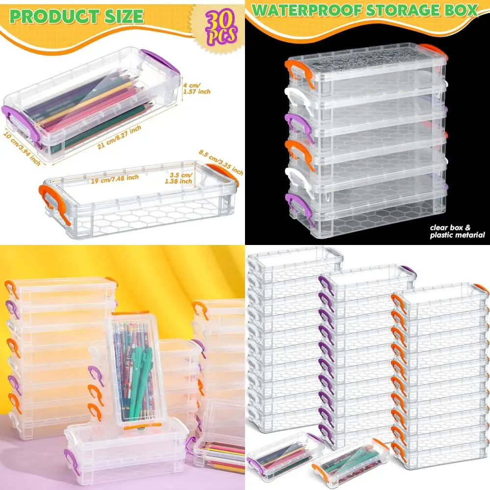 Large Capacity Clear Plastic Pencil Case, Stackable Organizer for Bulk Pens, Crayons, and School Supplies - Ideal for Christmas
Large Capacity Clear Plastic Pencil Case, Stackable Organizer for Bulk Pens, Crayons, and School Supplies - Ideal for Christmas