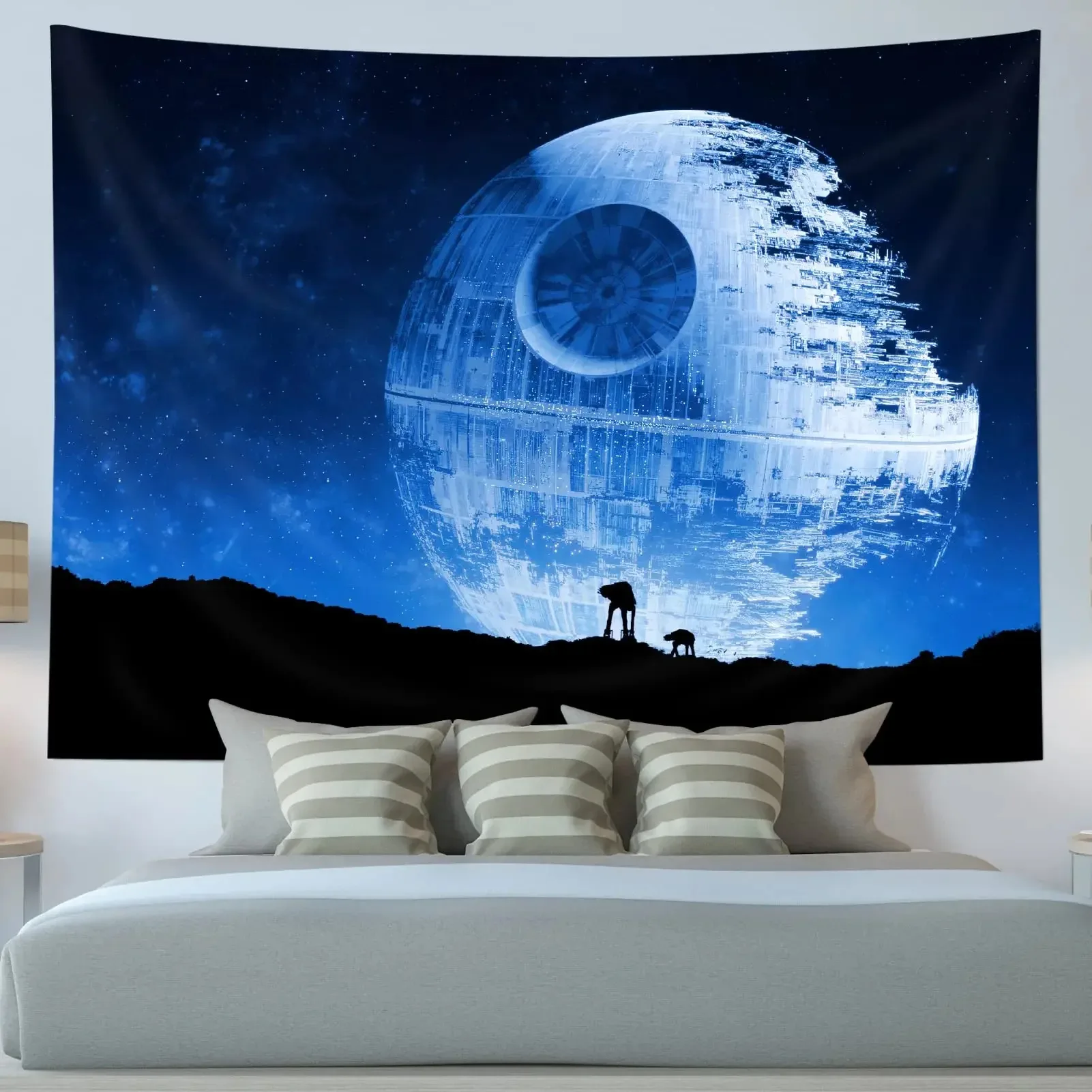 Sci-Fi Death Star Tapestry Polyester Space Galaxy Wall Hanging Cool Universe Background Cloth For Bedroom Man Cave Decor
Sci-Fi Death Star Tapestry Polyester Space Galaxy Wall Hanging Cool Universe Background Cloth For Bedroom Man Cave Decor