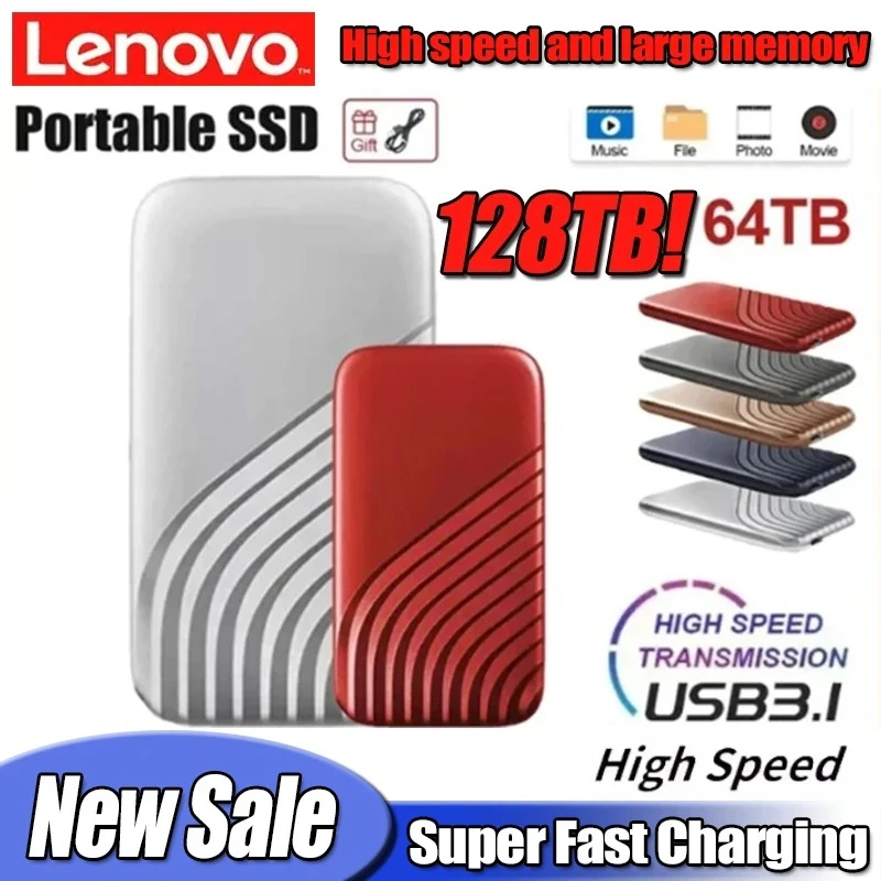Внешний SSD-накопитель Lenovo Type-C, высокоскоростной USB 3.1, 2 ТБ, 4 ТБ, 8 ТБ, портативный жесткий диск для ноутбука
Внешний SSD-накопитель Lenovo Type-C, высокоскоростной USB 3.1, 2 ТБ, 4 ТБ, 8 ТБ, портативный жесткий диск для ноутбука