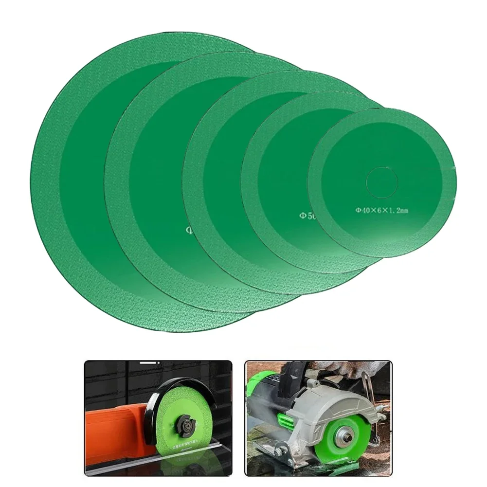Glass Cutting Discs For Angle Grinder Wear Resistance 40mm 50mm 60mm 70mm 80mm Green High Manganese Steel Cutting Saw Blade
Glass Cutting Discs For Angle Grinder Wear Resistance 40mm 50mm 60mm 70mm 80mm Green High Manganese Steel Cutting Saw Blade