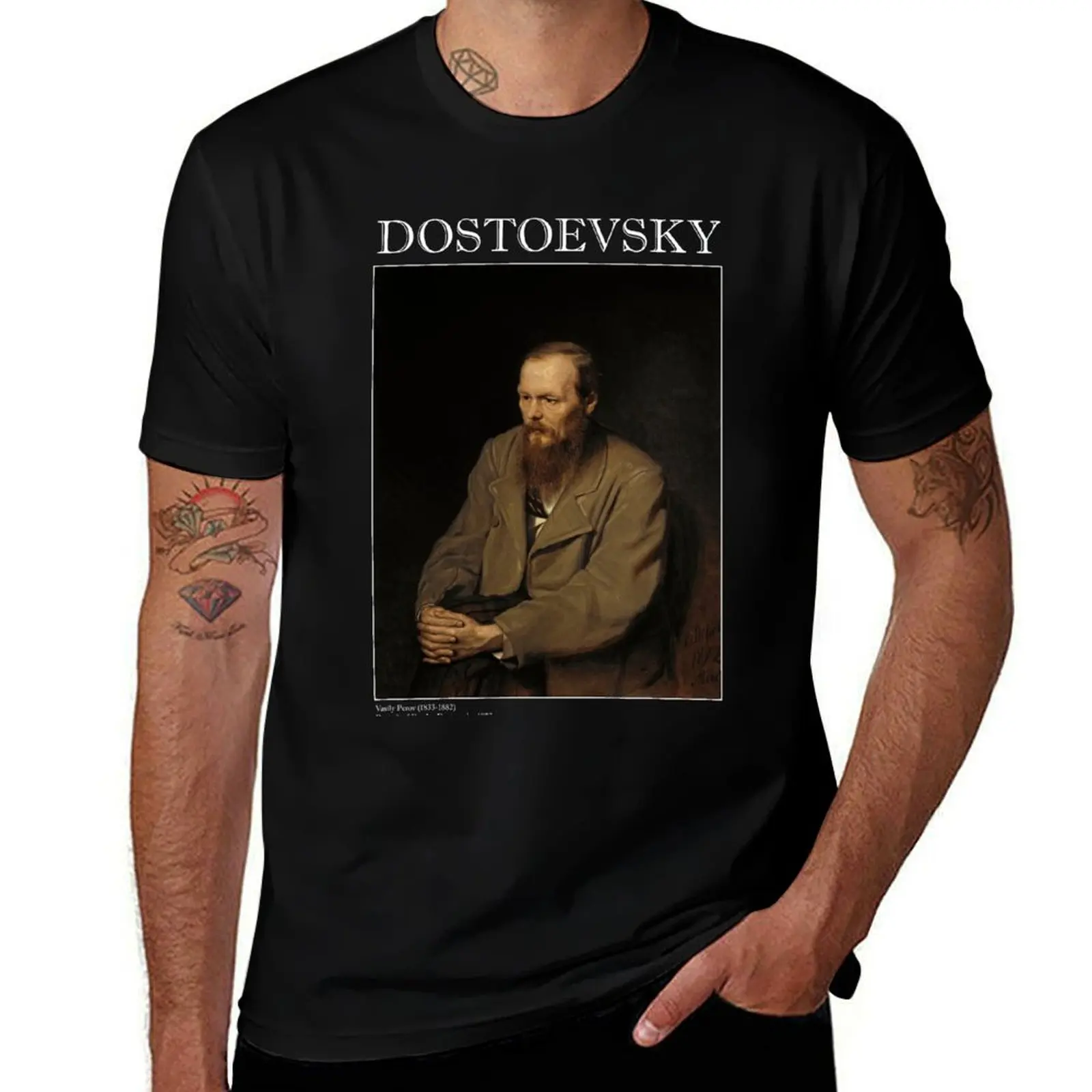 Portrait of Fyodor Dostoevsky (Vasily Perov) T-Shirt Casual Basic Street Style T-Shirt
Portrait of Fyodor Dostoevsky (Vasily Perov) T-Shirt Casual Basic Street Style T-Shirt